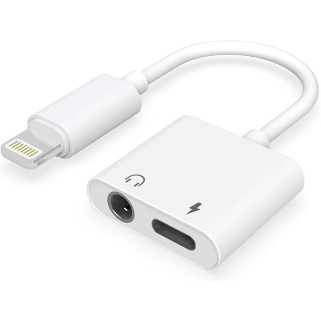 RC12 IPHONE 7-8-PLUS-X SERİSİ LIGHTNING 3.5MM KULAKLIK + ŞARJ ÇEVİRİCİ ADAPTÖR (5271)