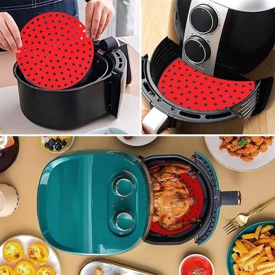 Renkli Isıya Dayanıklı Yıkanılabilir Silikon Fırın Ve Airfryer Yuvarlak Pişirme Matı 20 Cm (5271) Renkli Isıya Dayanıklı Yıkanılabilir Silikon Fırın Ve Airfryer Yuvarlak Pişirme Matı 20 Cm (5271)