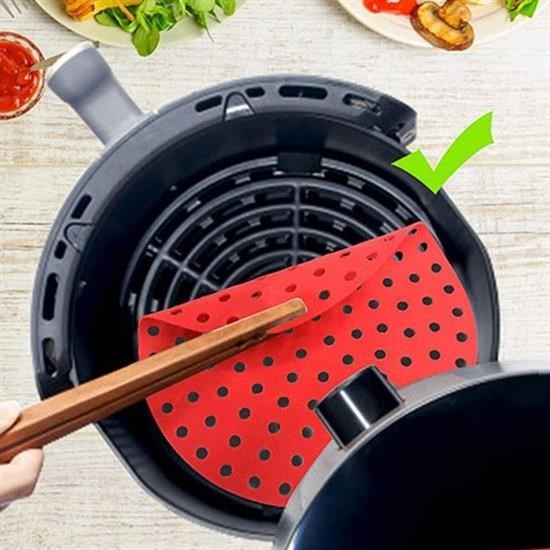 Renkli Isıya Dayanıklı Yıkanılabilir Silikon Fırın Ve Airfryer Yuvarlak Pişirme Matı 20 Cm (5271) Renkli Isıya Dayanıklı Yıkanılabilir Silikon Fırın Ve Airfryer Yuvarlak Pişirme Matı 20 Cm (5271)