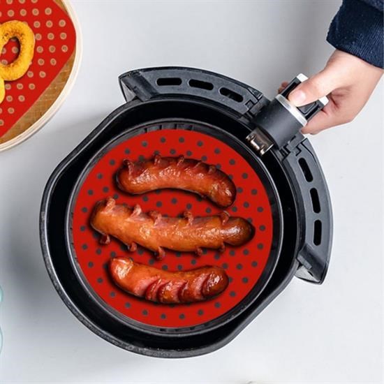 Renkli Isıya Dayanıklı Yıkanılabilir Silikon Fırın Ve Airfryer Yuvarlak Pişirme Matı 23 Cm (5271) Renkli Isıya Dayanıklı Yıkanılabilir Silikon Fırın Ve Airfryer Yuvarlak Pişirme Matı 23 Cm (5271)