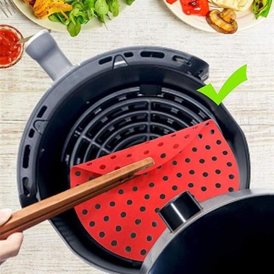 Renkli Isıya Dayanıklı Yıkanılabilir Silikon Fırın Ve Airfryer Yuvarlak Pişirme Matı 23 Cm (5271) Renkli Isıya Dayanıklı Yıkanılabilir Silikon Fırın Ve Airfryer Yuvarlak Pişirme Matı 23 Cm (5271)