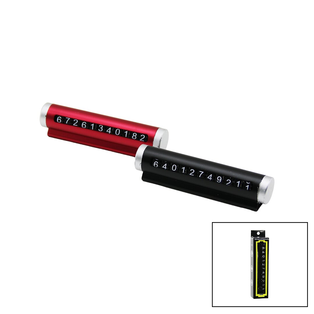 RENKLİ KROM OTO- ARAÇ PARK TELEFON NUMARATÖR RAKAM ÇEVİRME ÇUBUKYPŞ.MONTAJ (5271)