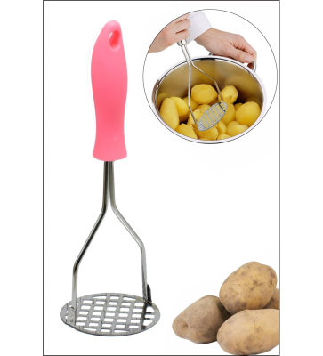 RENKLİ SAPLI METAL PATATES EZİCİ (5271)