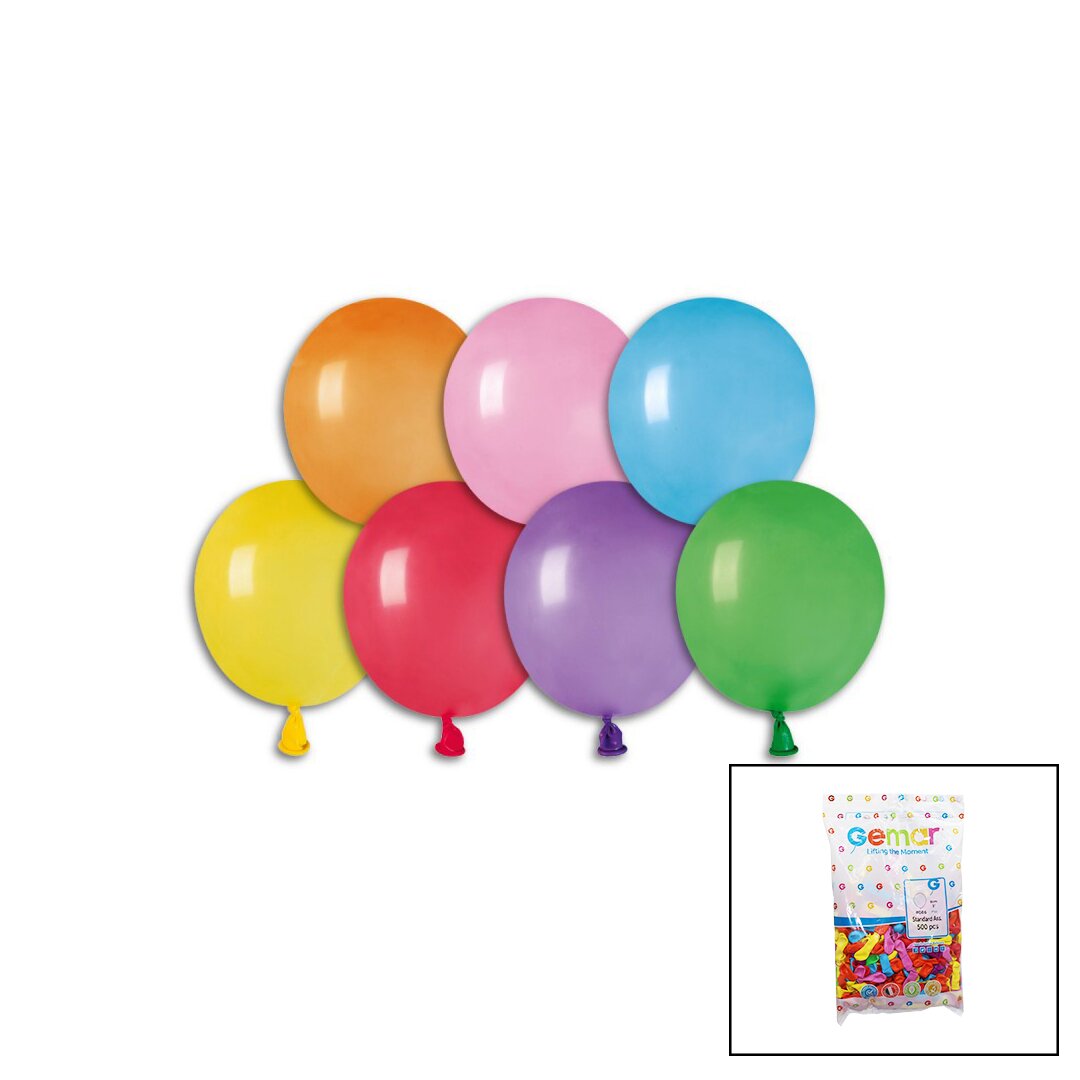 RENKLİ SU BALON 3 İNÇ - 8CM - 500PCS (5271)