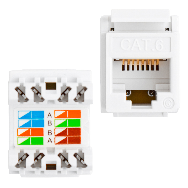 RJ 45 CAT6 ŞASE 180 DERECE (KEYSTONE JACK) (5271)