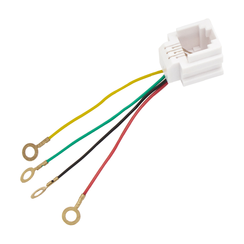 RJ11 KABLO SOKETİ 623K 6P4C KABLOLU TELEFON KONNEKTÖRÜ 150MM JACK (5271)