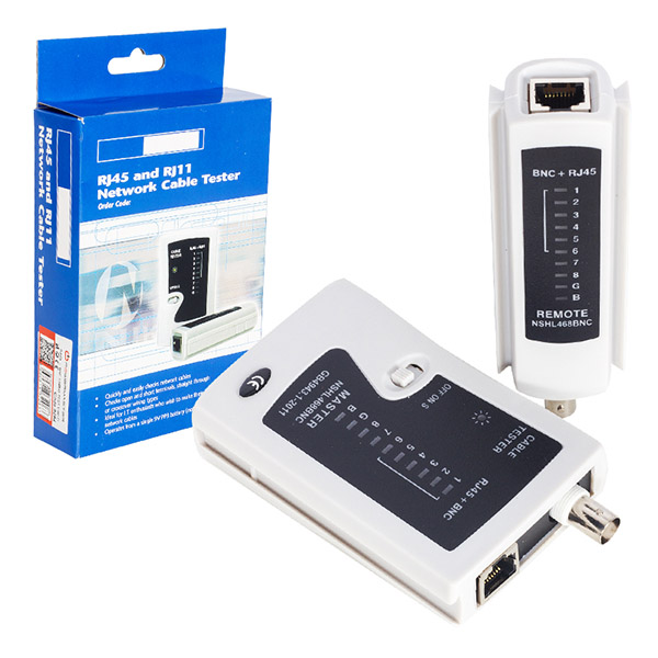 RJ45 - BNC NETWORK KABLO TEST CİHAZI (5271)