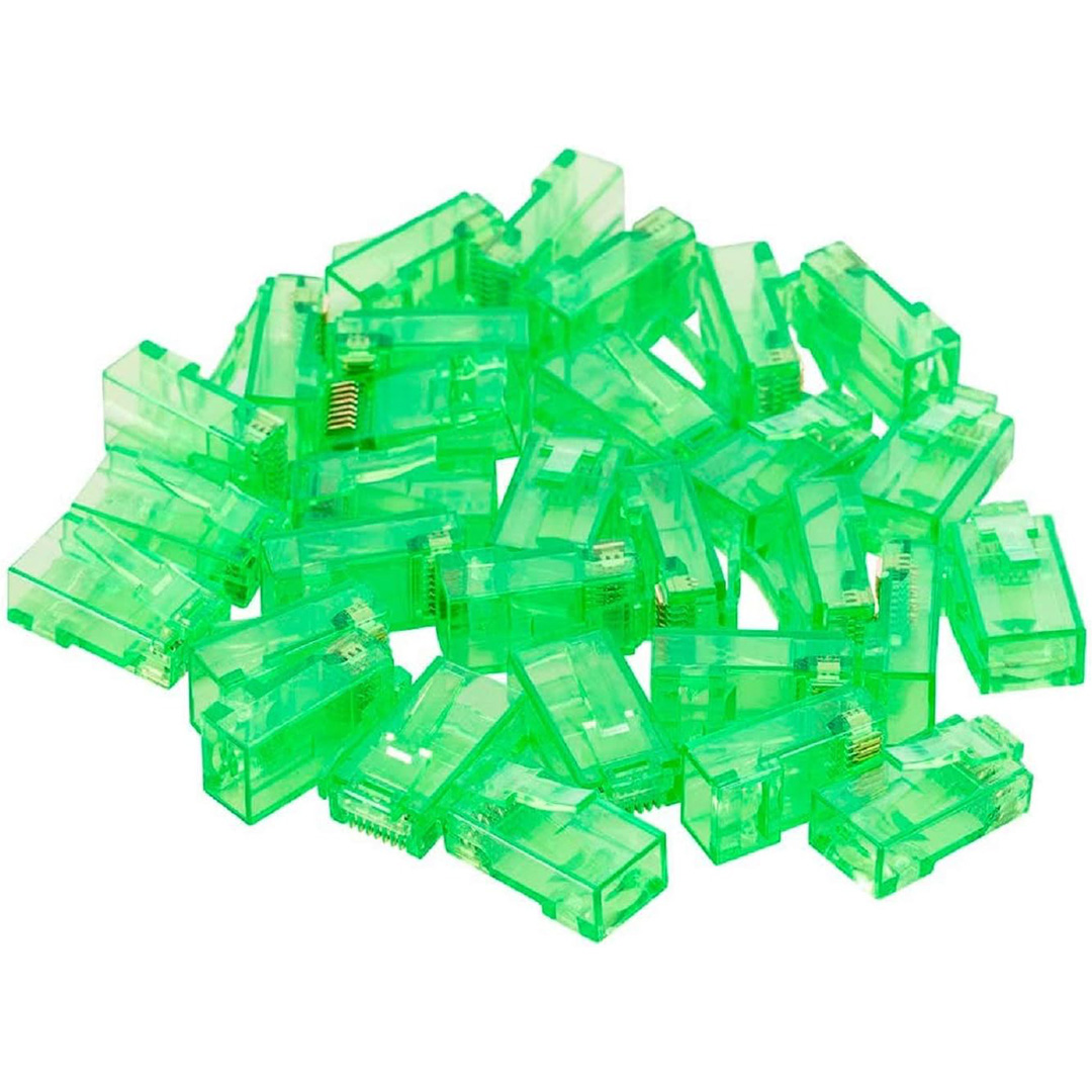 RJ45 CAT6 8P/8C YEŞİL SOKET (100LÜ PAKET) (5271)