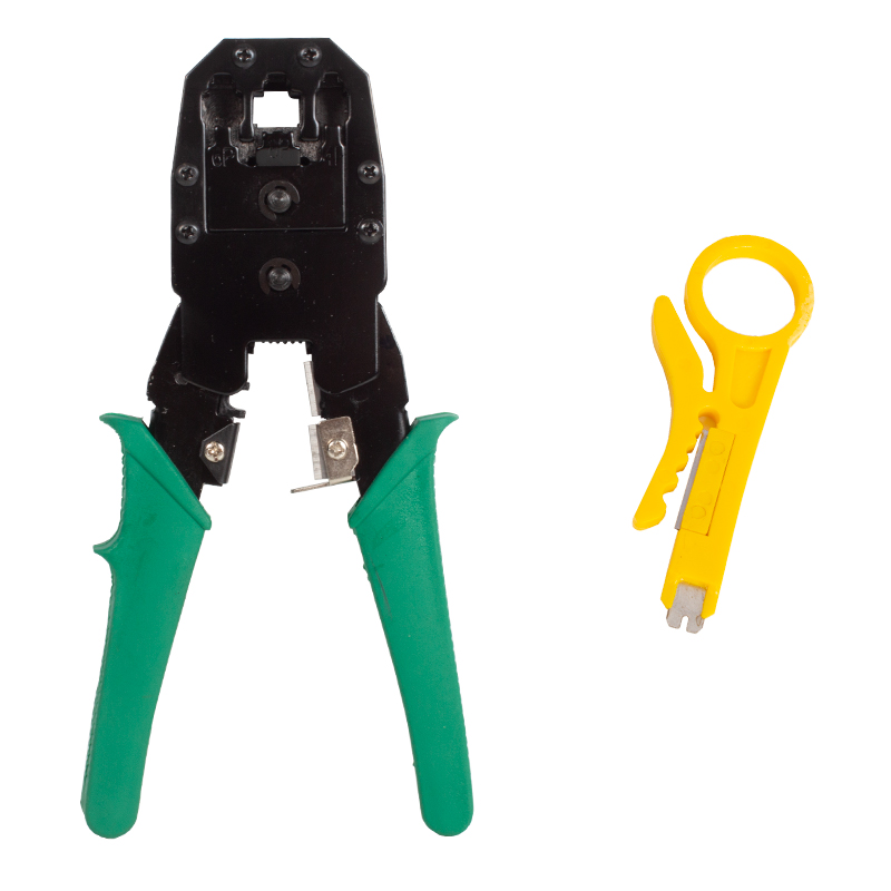 RJ45 - RJ12 - RJ11 3LÜ SOKET SIKMA PENSESİ (5271)