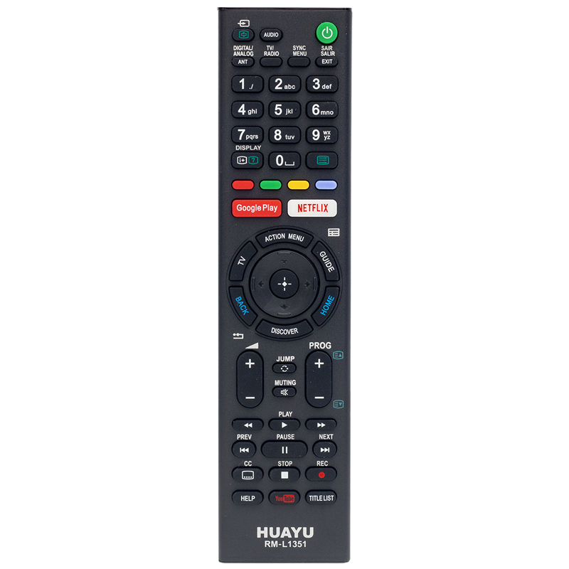 RM-L1351 SONY GOOGLE PLAY-NETFLIX-YOUTUBE TUŞLU  AMBALAJLI LCD LED TV UNIVERSAL KUMANDA (5271)