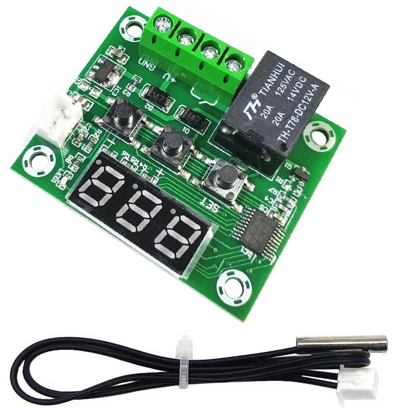 RÖLE ÇIKIŞLI DİJİTAL KULUÇKA TERMOSTATI - SICAKLIK KONTROL KARTI TH-T78 (5271)