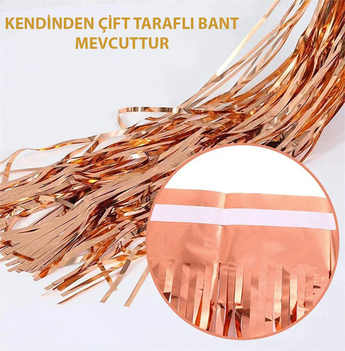 Rose Gold Püsküllü Kapı Perdesi - Parti, Bekarlığa Veda, Doğum Günü 1x2 m (5271) Rose Gold Püsküllü Kapı Perdesi - Parti, Bekarlığa Veda, Doğum Günü 1x2 m (5271)