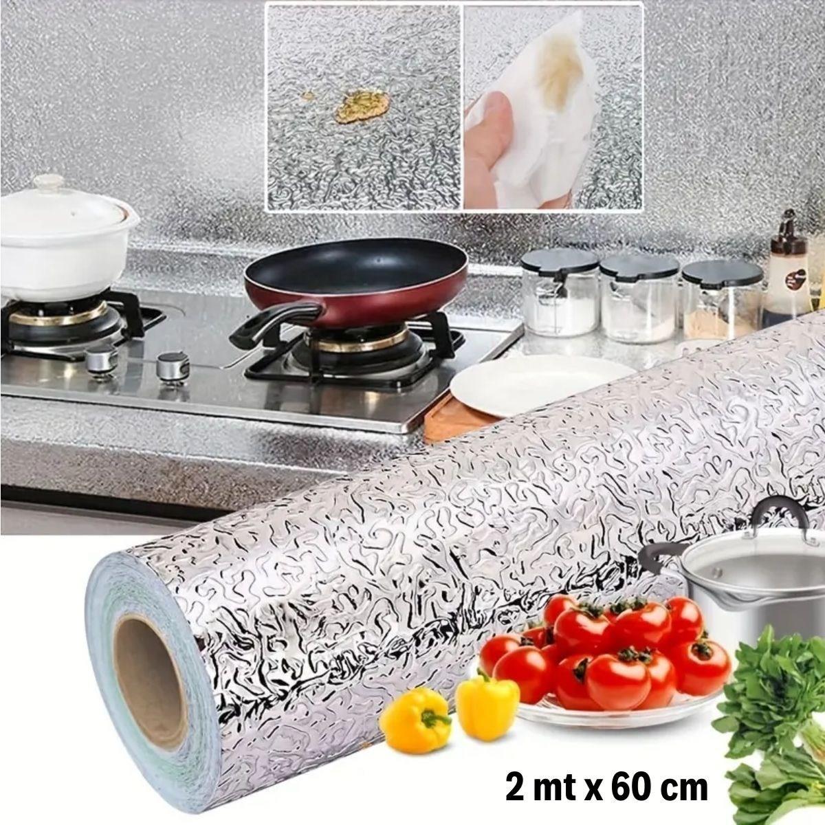 Rulo Gümüş Alüminyum Folyo Duvar Kağıdı, Kendinden Yapışkanlı Raf İçi, Su Geçirmez Folyo 2 mt x 60 cm (5271) Rulo Gümüş Alüminyum Folyo Duvar Kağıdı, Kendinden Yapışkanlı Raf İçi, Su Geçirmez Folyo 2 mt x 60 cm (5271)