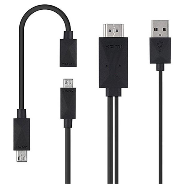 SAMSUNG S2+S3+S4 + ANDROID TELEFONLAR UYUMLU HDMI ÇEVİRİCİ KABLO (5271)