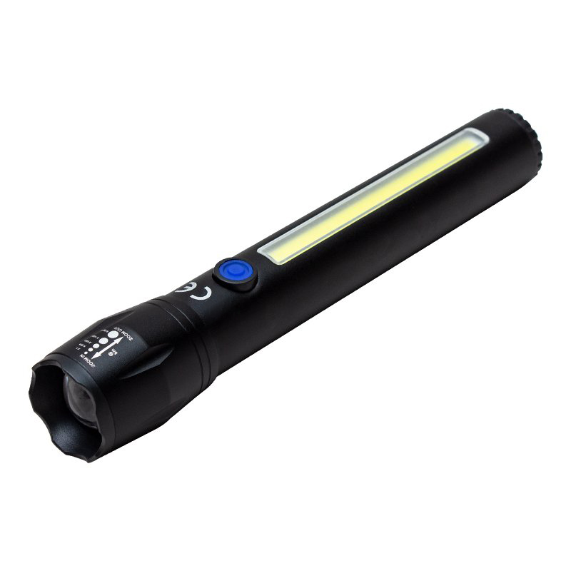 ŞARJ EDİLEBİLİR ZOOMLU COB LED EL FENERİ (5271)