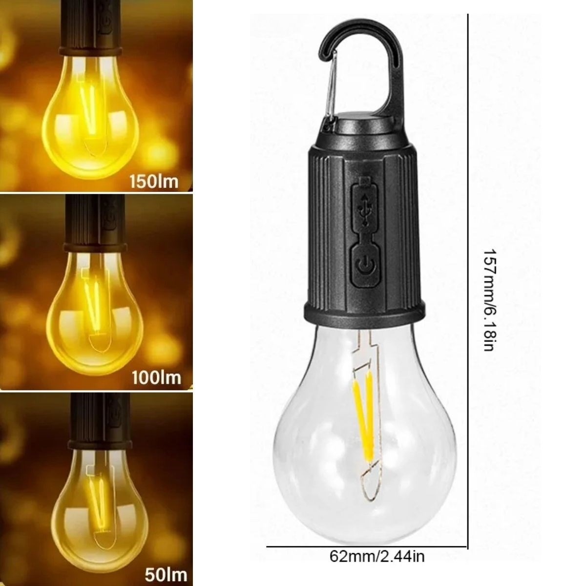 Şarj Olabilen 3 Farklı Mod LED'li Kendiliğinden Asma Kancalı Kamp,Dış Cephe Lambası (5271) Şarj Olabilen 3 Farklı Mod LED'li Kendiliğinden Asma Kancalı Kamp,Dış Cephe Lambası (5271)