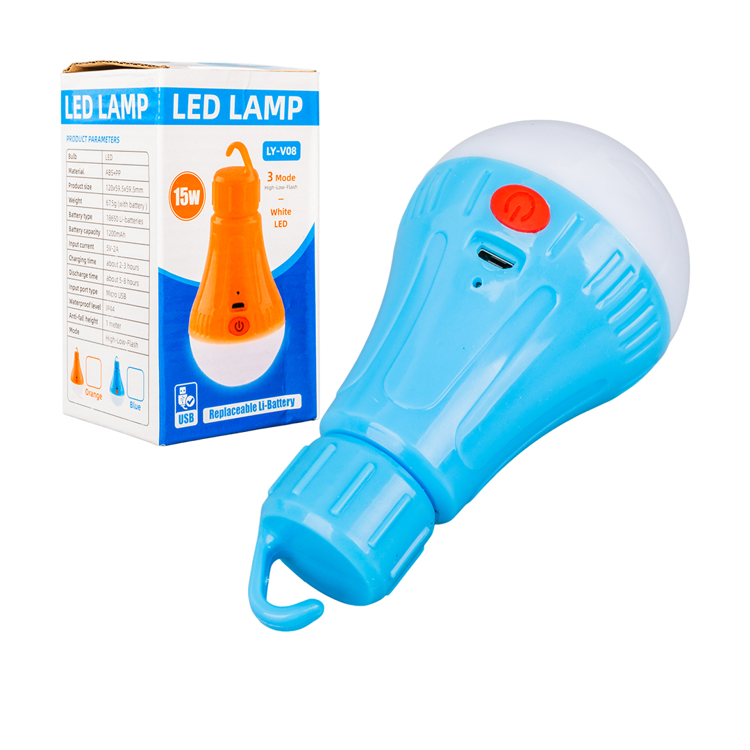 ŞARJLI ÇAKARLI LED AMPUL (5271)