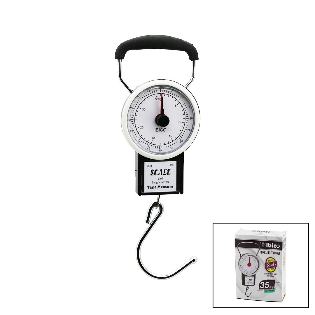 SCALE 2İN1 İBRELİ KANTAR - METRE (5271)