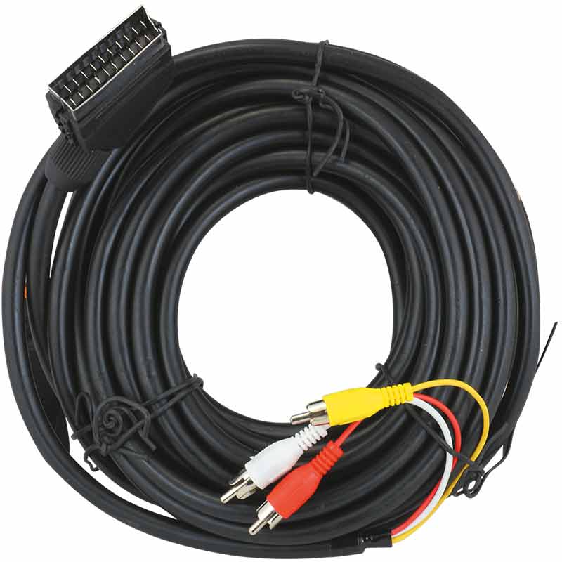 SCART 3RCA 10 METRE KABLO (5271)