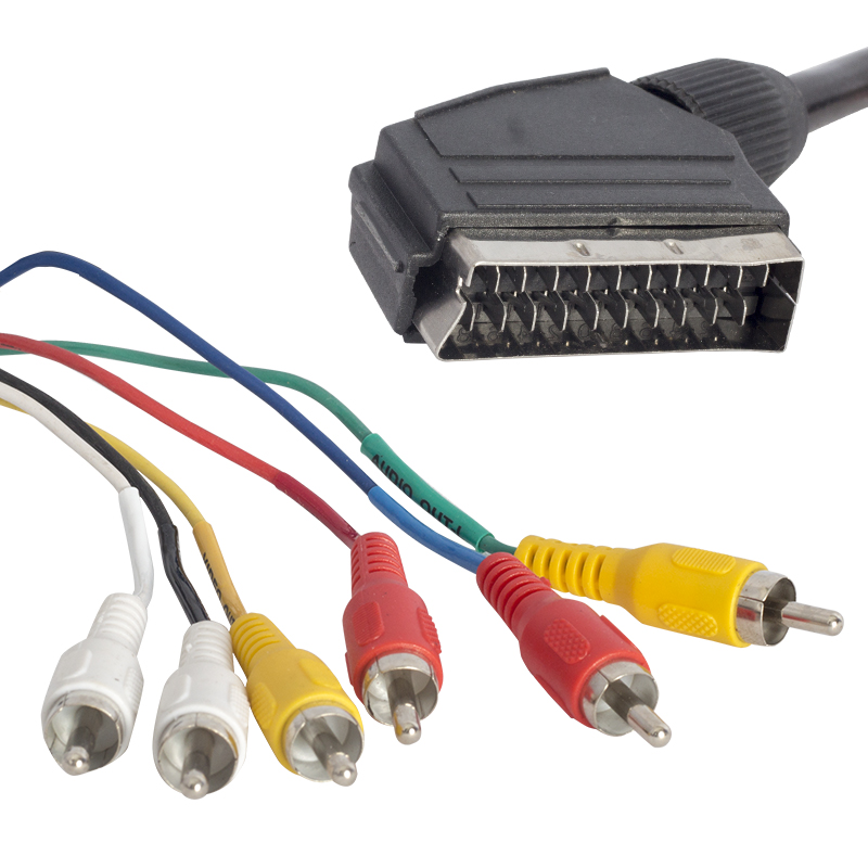 SCART 6 RCA STEREO STANDART 1.5 METRE KABLO (5271)