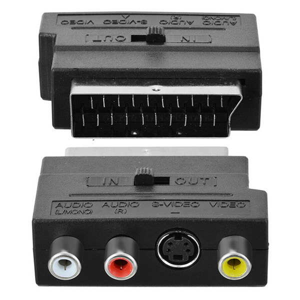 SCART ADAPTÖR SWICHLİ (İN-OUT) ELEKTROMER (5271)