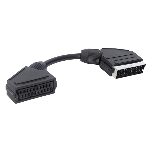 SCART ERKEK SCART DİŞİ ARA KABLO 20 CM ELEKTROMER (5271)