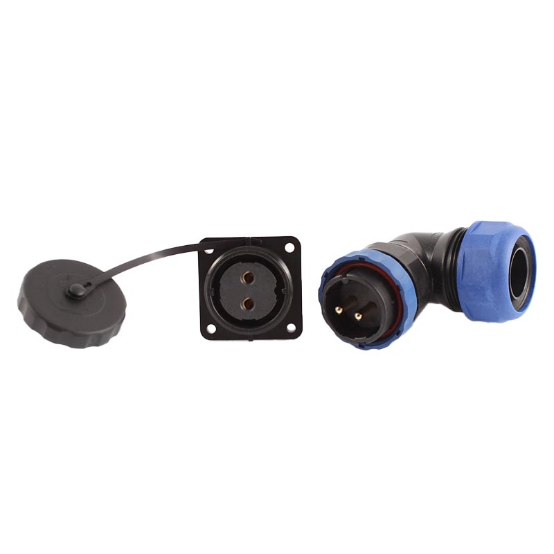 SD28 SU GEÇİRMEZ 2 PİN 28 MM YUVARLAK KONNEKTÖR (90° DİRSEK) (5271) SD28 SU GEÇİRMEZ 2 PİN 28 MM YUVARLAK KONNEKTÖR (90° DİRSEK) (5271)