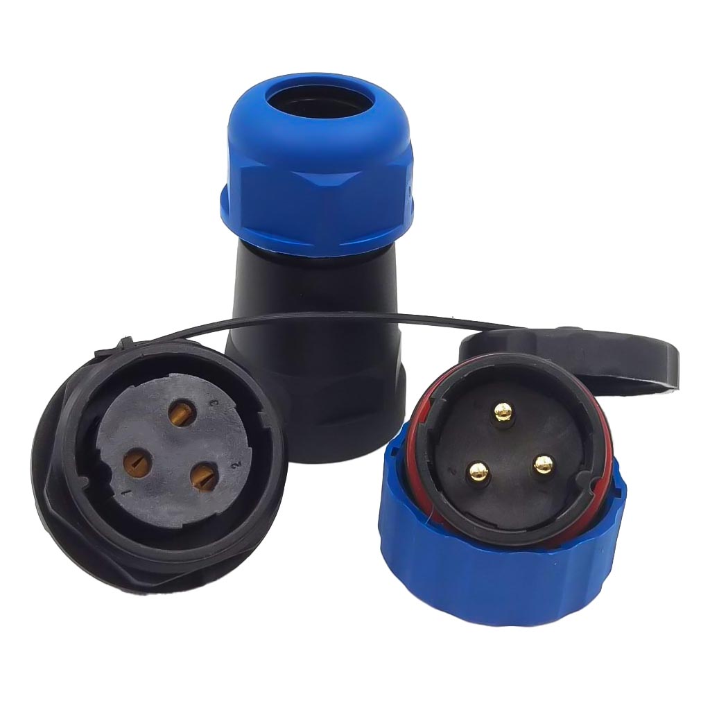 SD28 SU GEÇİRMEZ 3 PİN YUVARLAK 28 MM KONNEKTÖR (5271)