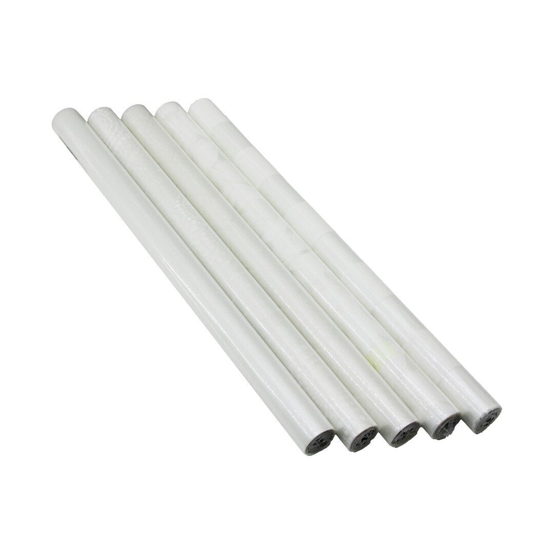 ŞEFFAF - BEYAZ DESENLİ 45CM X 2MT FOLYO YAPIŞKANLI DUVAR KAĞIT (5271)