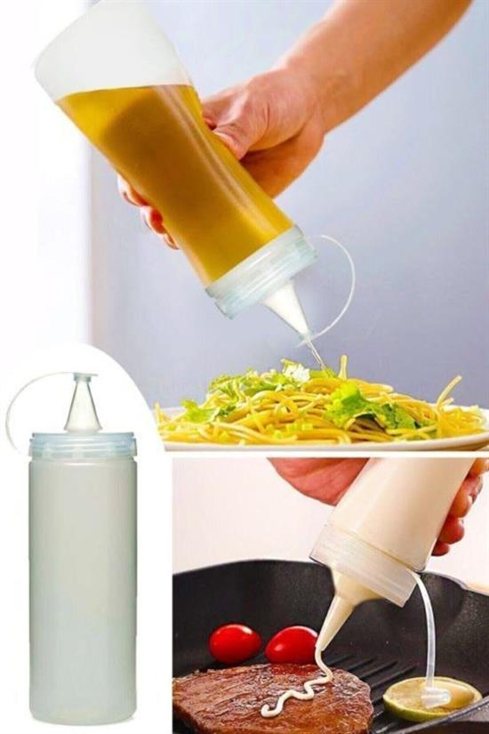 Şeffaf Kapaklı Sızdırmaz Yağlık Sosluk Şişesi Plastik Yağdanlık 400 ml. AP-9028 (5271) Şeffaf Kapaklı Sızdırmaz Yağlık Sosluk Şişesi Plastik Yağdanlık 400 ml. AP-9028 (5271)