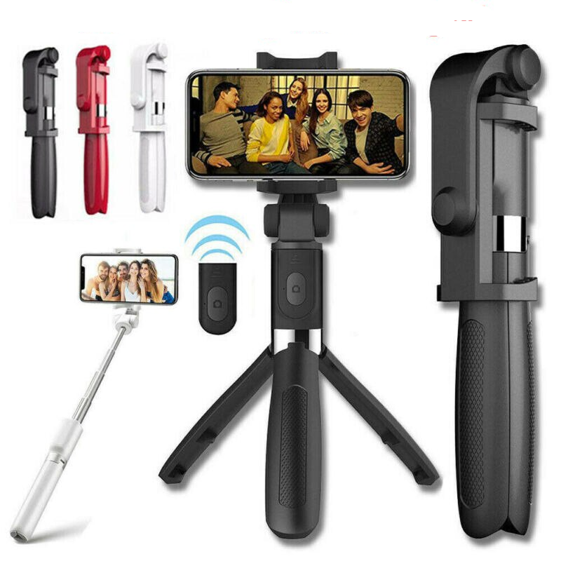 Selfie Stick L01 Bluetooth Kumandalı Selfie Çubuğu Tripod Monopod (5271)