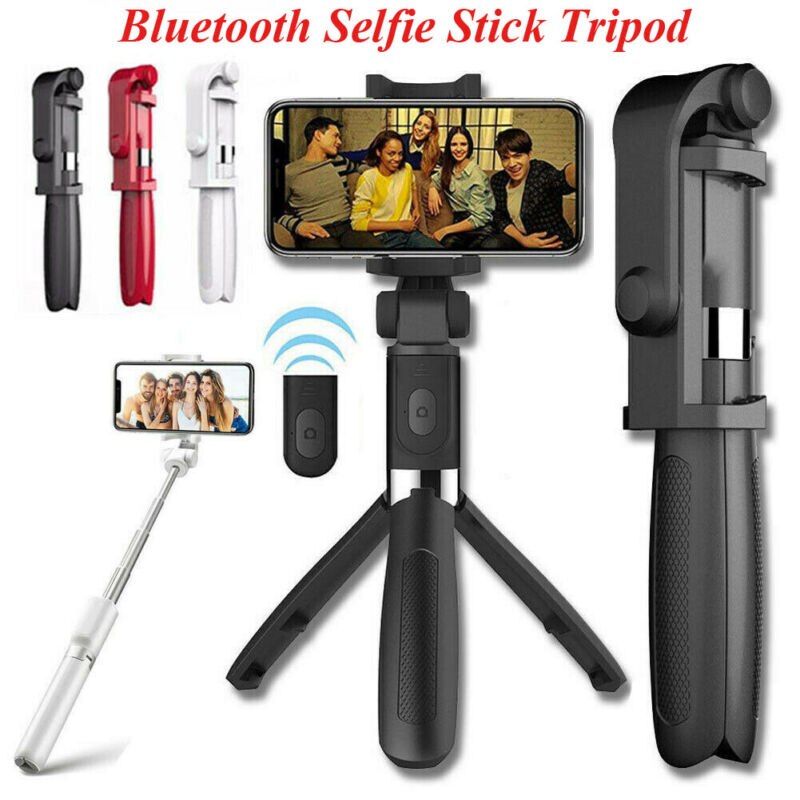 Selfie Stick L01 Bluetooth Kumandalı Selfie Çubuğu Tripod Monopod (5271)