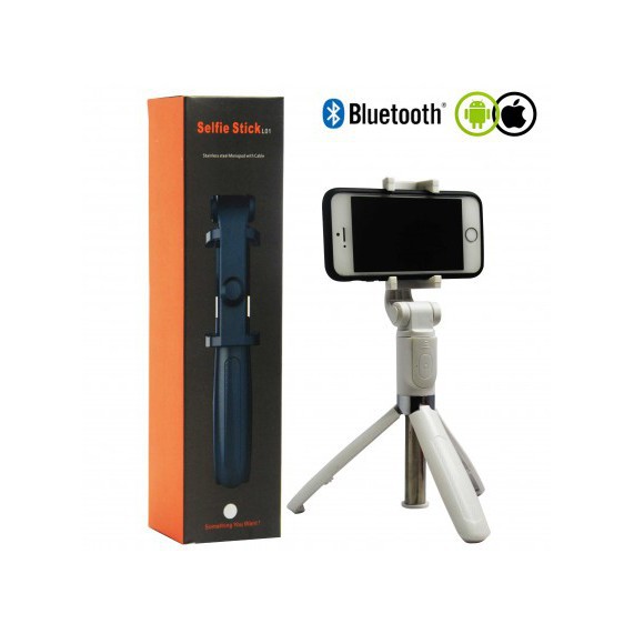 Selfie Stick L01 Bluetooth Kumandalı Selfie Çubuğu Tripod Monopod (5271) Selfie Stick L01 Bluetooth Kumandalı Selfie Çubuğu Tripod Monopod (5271)