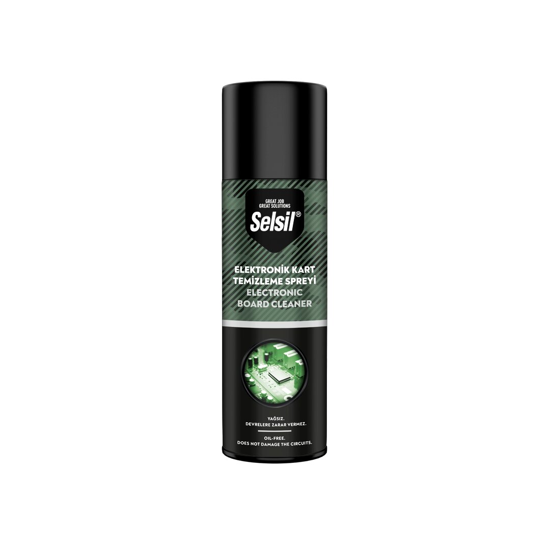 SELSİL ELEKTRONİK KART TEMİZLEME SPREYİ 500ML  YAĞSIZ - DEVRELERE ZARAR VERMEZ (5271)