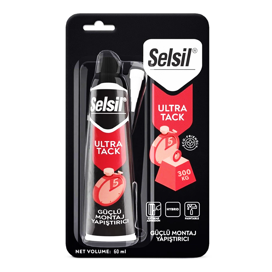 SELSİL MONTAJ YAPIŞTIRICI BEYAZ ULTRA TACK 60ML (5271)