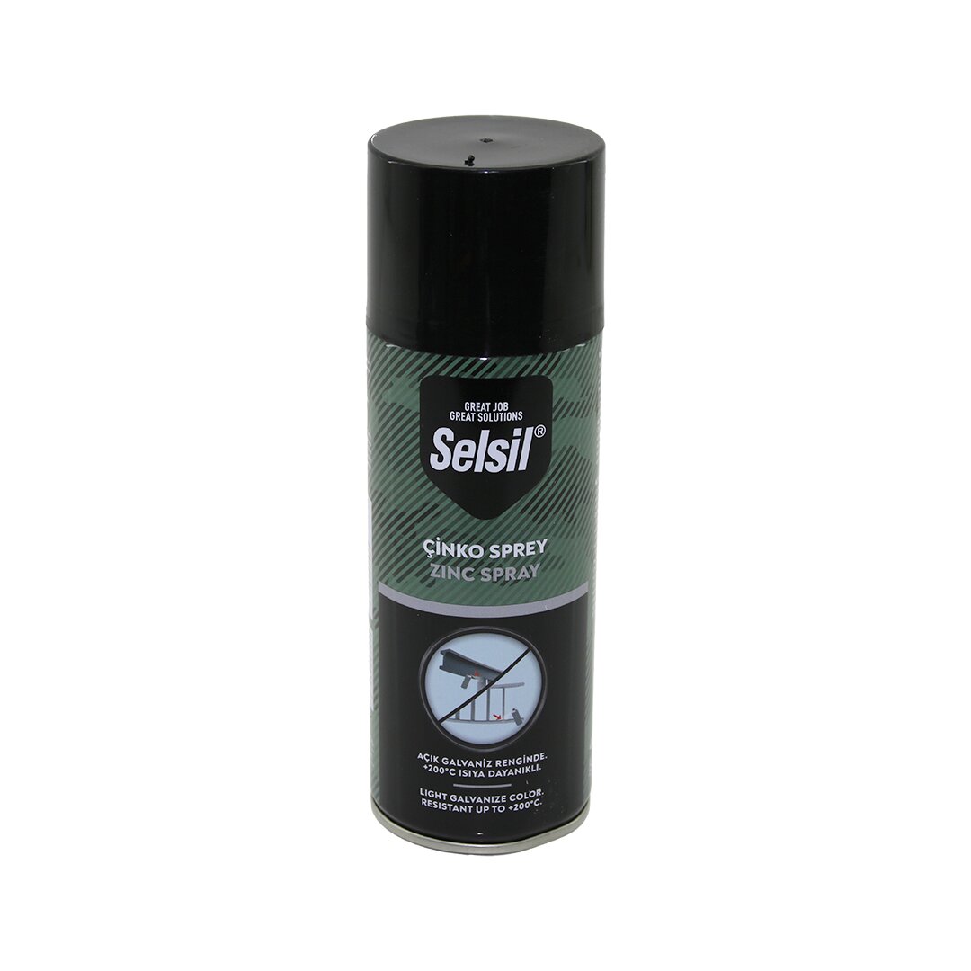 SELSİL TAB-442 ÇİNKO=AÇIK GALVANİZ RENK SPREY BOYA 400ML (5271)
