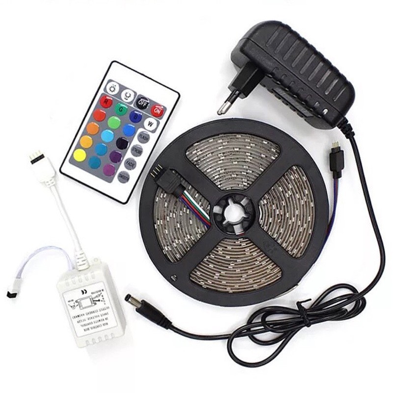 Şerit Led 5 Metre Kumandalı Animasyonlu RGB (5271)