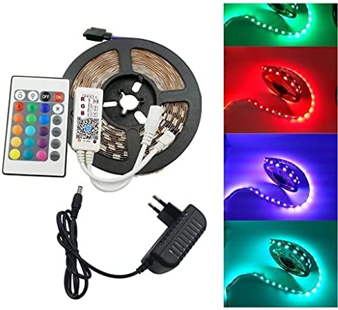 Şerit Led 5 Metre Kumandalı Animasyonlu RGB (5271) Şerit Led 5 Metre Kumandalı Animasyonlu RGB (5271)