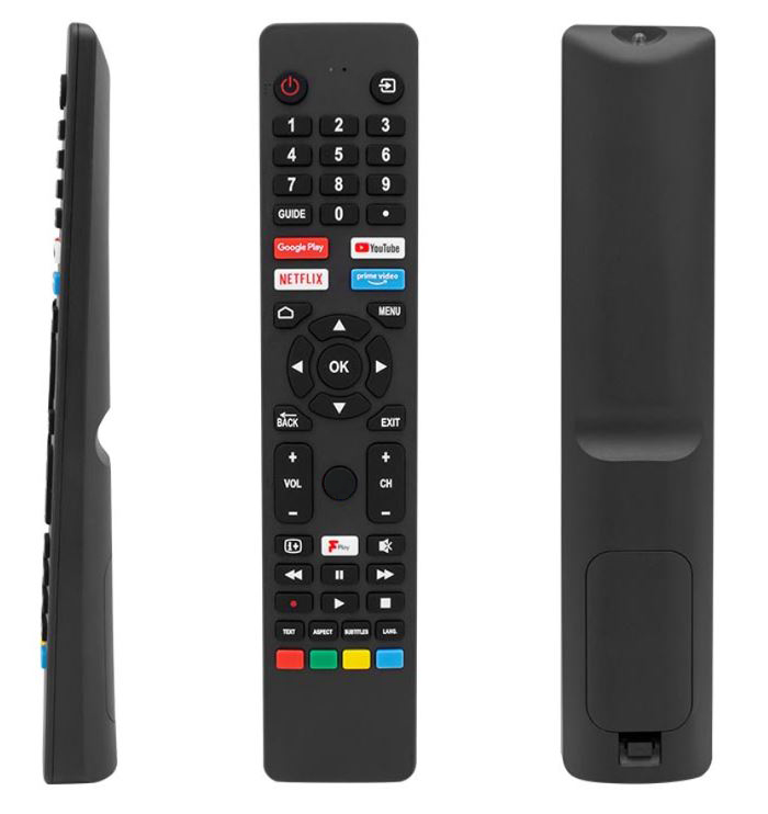 SES KOMUTSUZ JVC RM-C3250 NETFLIX-PRIME VIDEO-GOOGLE PLAY-YOUTUBE TUŞLU LCD LED TV KUMANDA (5271)