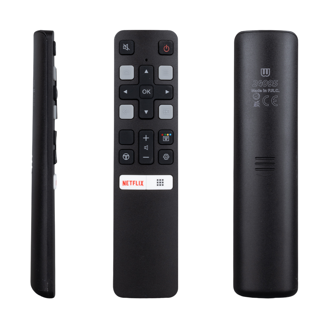 SES KOMUTSUZ  TCL RC 802V FMR1 50 - 55 ANDROID TV NETFLIX TUŞLU AKILLI LCD LED TV KUMANDA (5271)