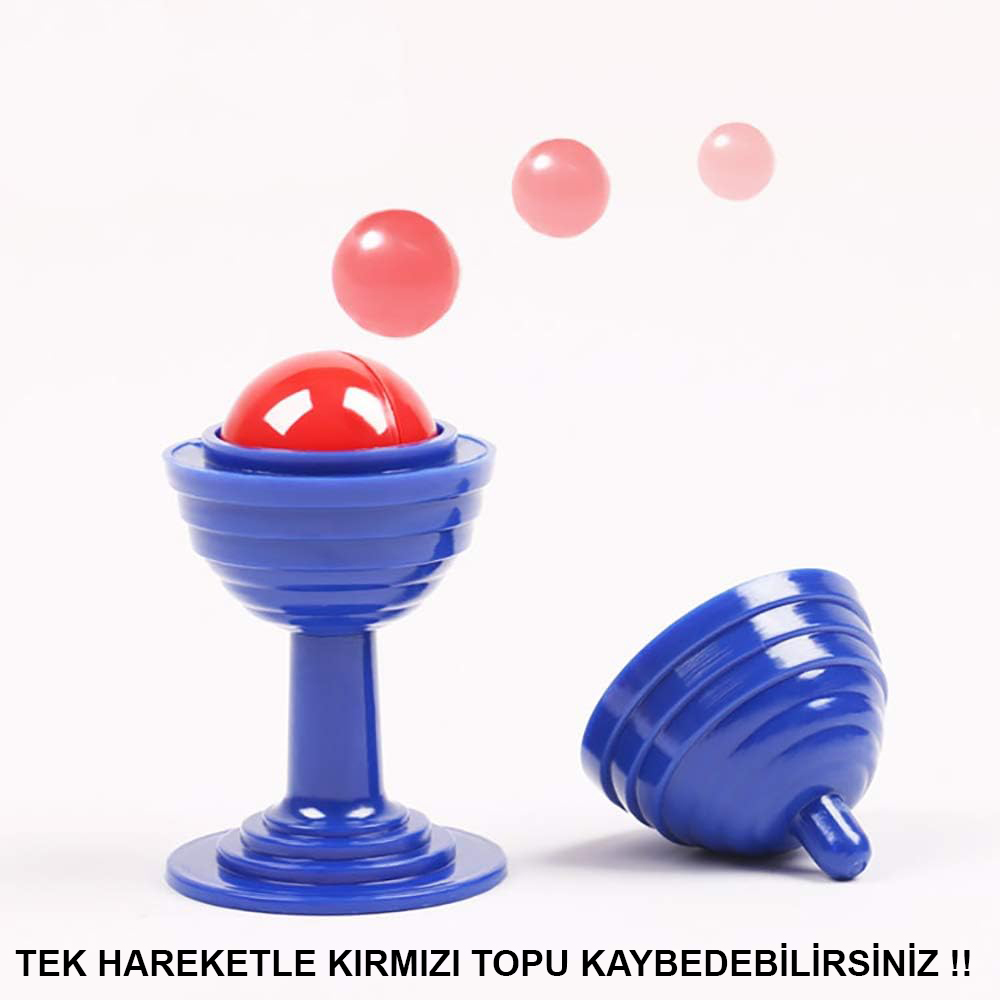 Sihirli Mavi Renk Kupa Oyunu Top Kaybeden Gizemli Kupa (5271)