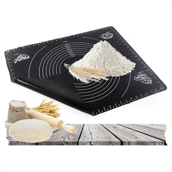 Silikon Çok Amaçlı Geniş Hamur Matı Hamur Açma Matı 40*50 cm (5271)