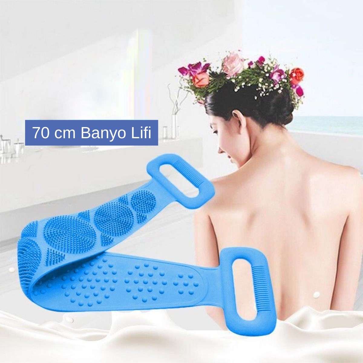Silikon Sırt Kesesi 60 Cm Sırt Keseleme Fırçası Banyo Duş Lifi (5271) Silikon Sırt Kesesi 60 Cm Sırt Keseleme Fırçası Banyo Duş Lifi (5271)