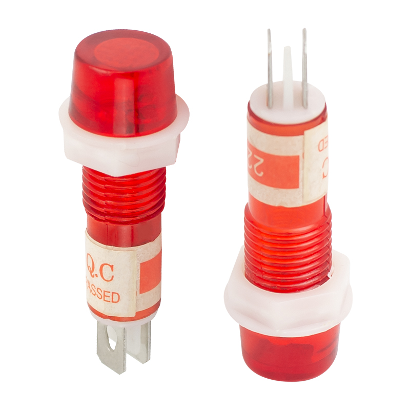 SİNYAL LED GÖZ LAMBASI XD8-1 220 VOLT YEŞİL - KIRMIZI (IC-225) (5271)