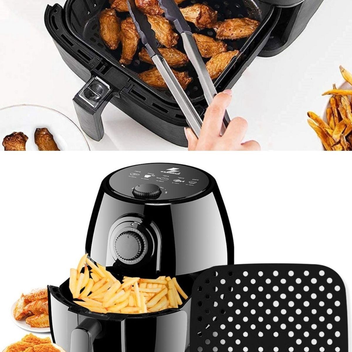 Siyah Isıya Dayanıklı Yıkanılabilir Silikon Fırın Ve Airfryer Kare Model Pişirme Matı 21,5 Cm (5271) Siyah Isıya Dayanıklı Yıkanılabilir Silikon Fırın Ve Airfryer Kare Model Pişirme Matı 21,5 Cm (5271)