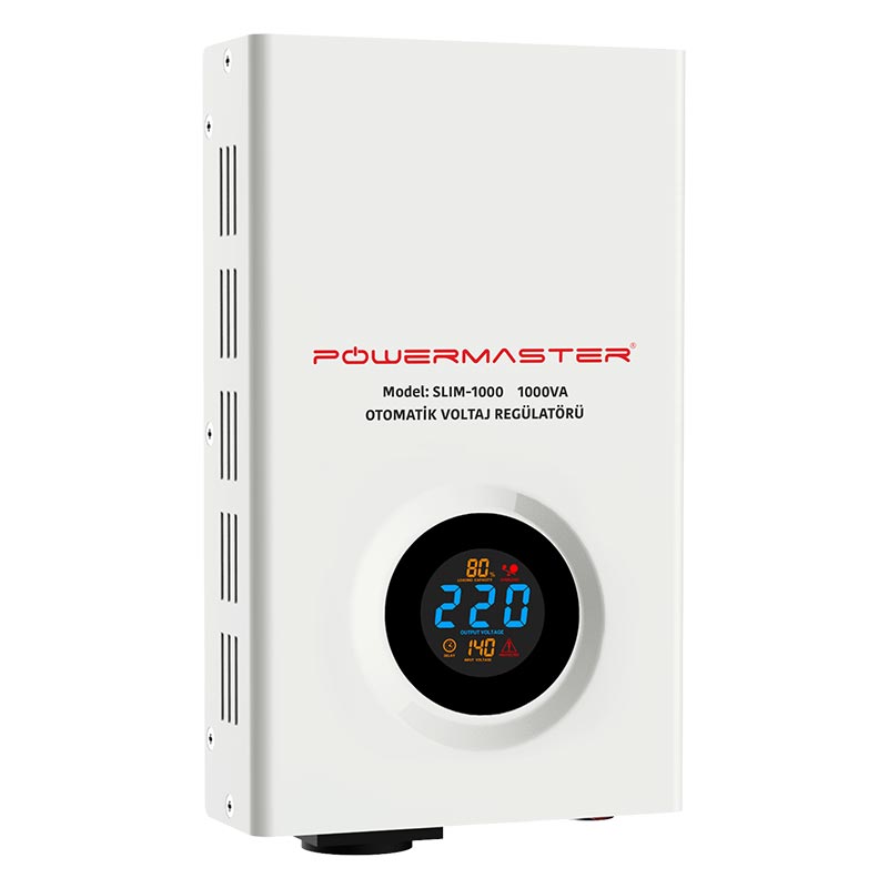 SLIM-1000 OTOMATİK 1000 WATT 1000VA VOLTAJ REGÜLATÖRÜ (KOMBİ REGÜLATÖRÜ) (5271)