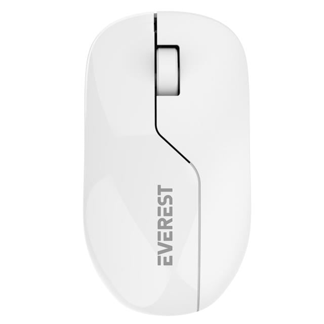 SMW-973 USB Beyaz-Mavi 2.4Ghz 1200DPI Kablosuz Optik Mouse 5 Metre Menzilli (5271)