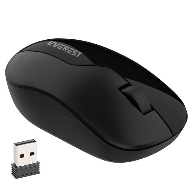 SMW-973 USB Siyah 2.4Ghz 1200DPI Kablosuz Optik Mouse 5 Metre Menzilli (5271)