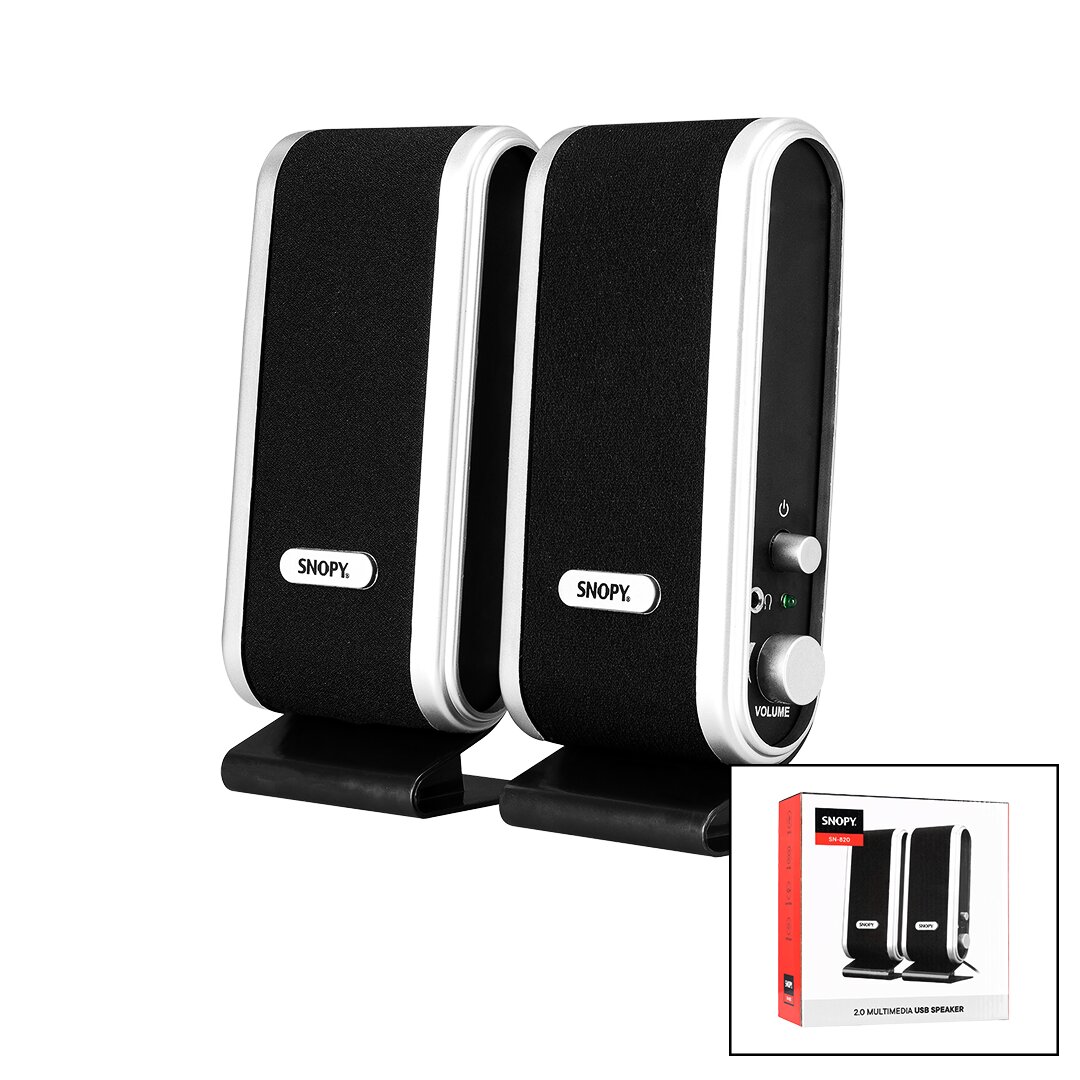 SNOPY SN-820 USB 2.0 MULTİMEDYA 1+1 HOPARLÖR SPEAKER SET 4W (5271)