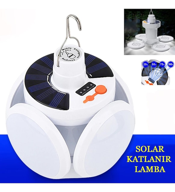 Solar 5 Kanatlı Kamp Lambası (5271)